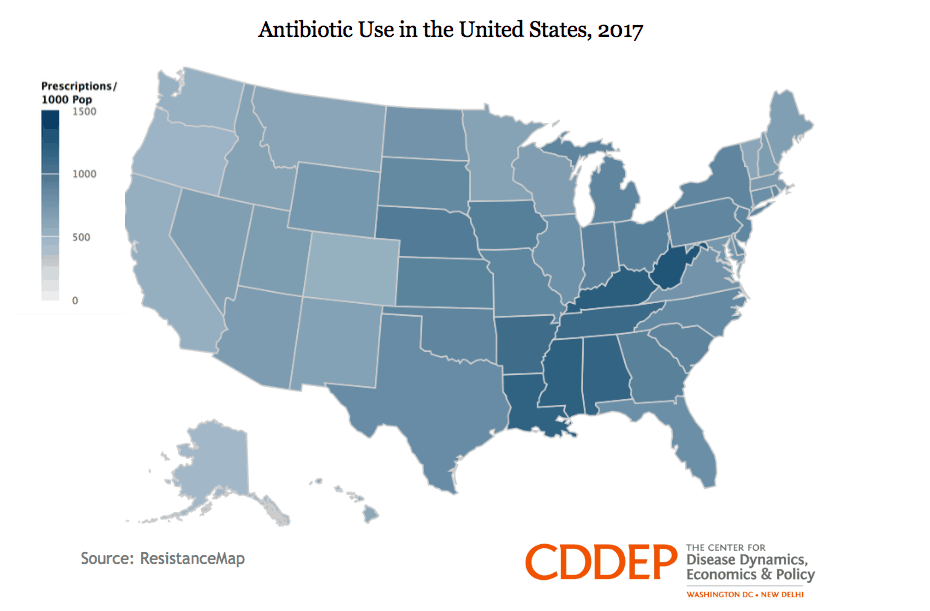 Antibiotic Use in the United States, 2017